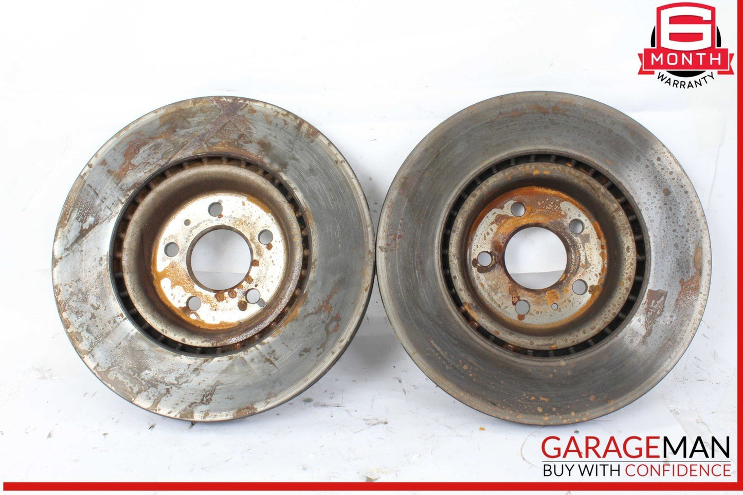 13-17 Audi Q5 Front Left and Front Right Side Brake Disc Rotor 4G0615301AF OEM