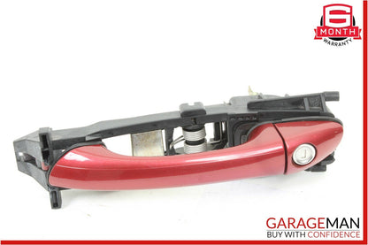 05-08 Mercedes R171 SLK350 Front Left Driver Side Exterior Door Handle Red OEM