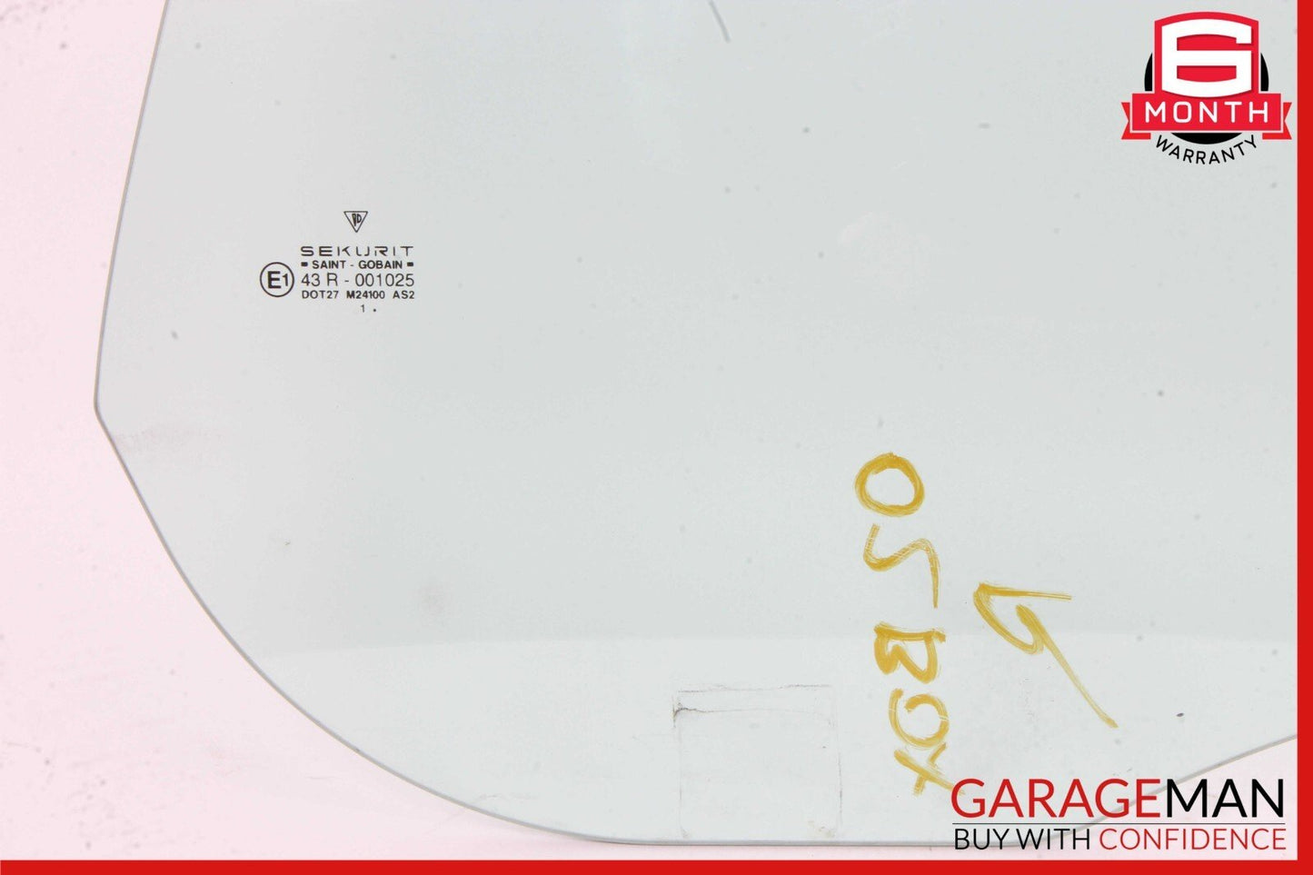 97-04 Porsche Boxster 986 Front Right Passenger Side Door Window Auto Glass OEM