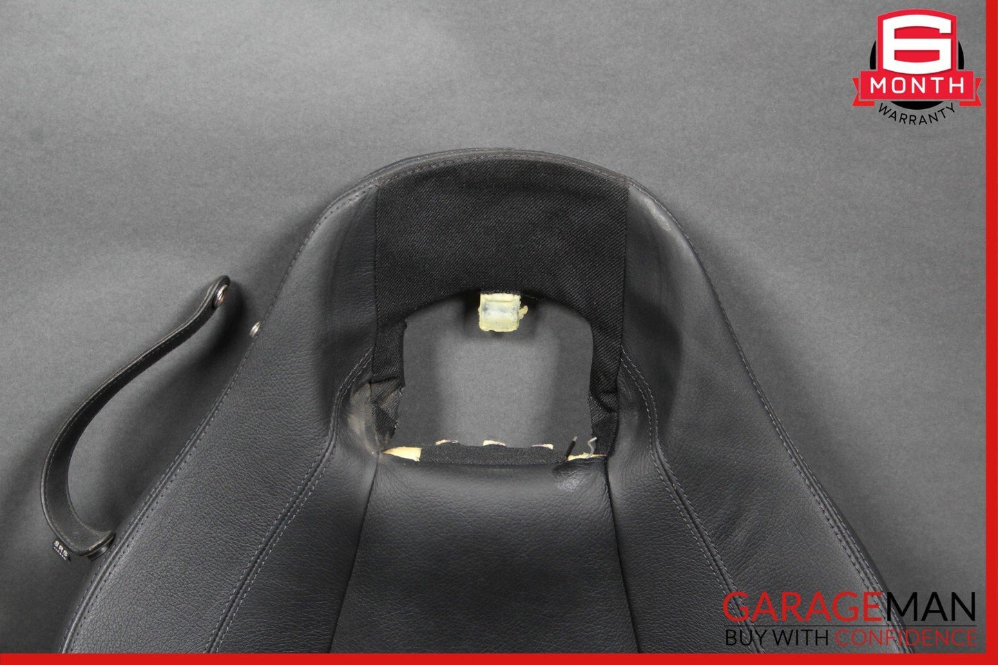 05-11 Mercedes R171 SLK350 Front Right Top Upper Seat Cushion Black