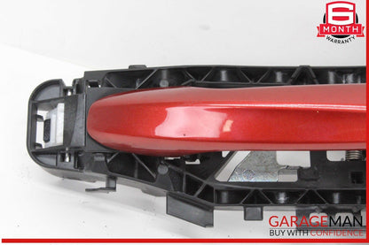 15-20 Mercedes W205 C300 Rear Left Driver Side Exterior Door Handle Red OEM