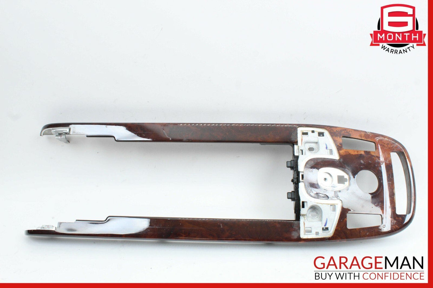 07-09 Mercedes W221 S450 S550 Center Console Armrest Trim Bezel Panel Wood OEM