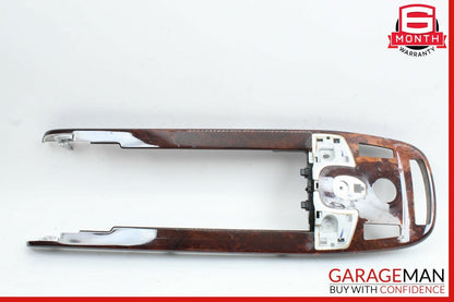 07-09 Mercedes W221 S450 S550 Center Console Armrest Trim Bezel Panel Wood OEM