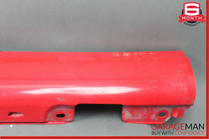 02-05 Mercedes W203 C230 Coupe Left Driver Side Rocker Skirt Molding Panel Red
