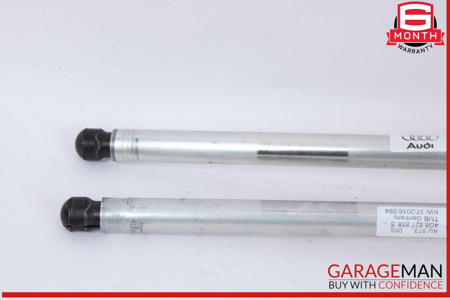 12-18 Audi A7 Trunk Lid Left & Right Shock Lift Support Strut Set 4G8827857S OEM
