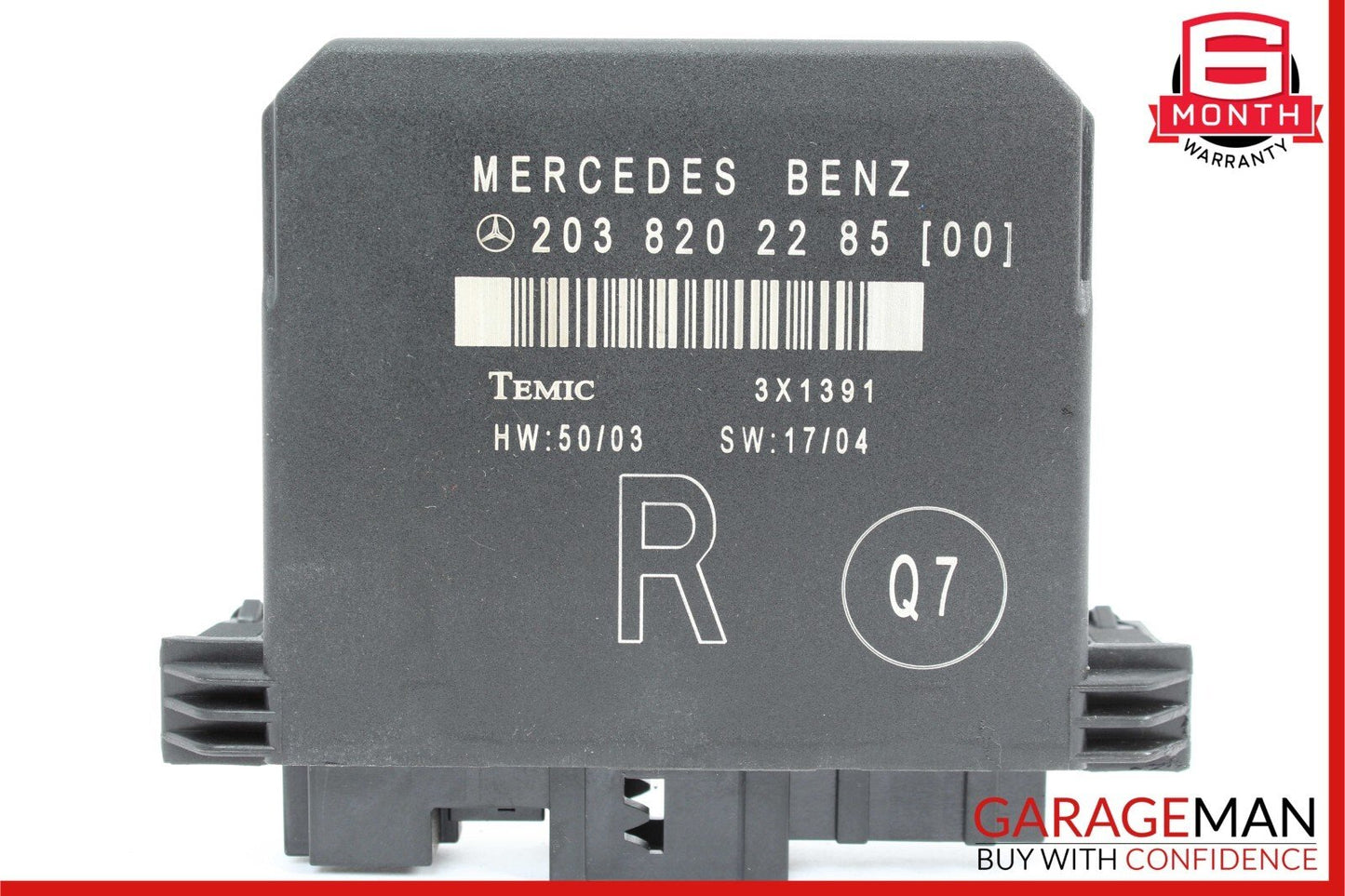 01-07 Mercedes W203 C230 Kompressor Rear Right Side Door Control Module OEM