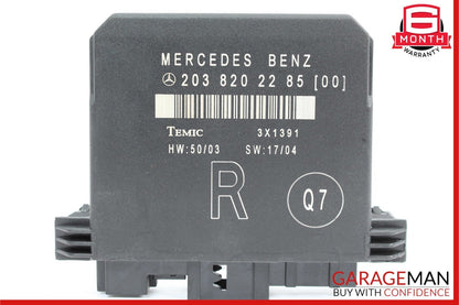 01-07 Mercedes W203 C230 Kompressor Rear Right Side Door Control Module OEM