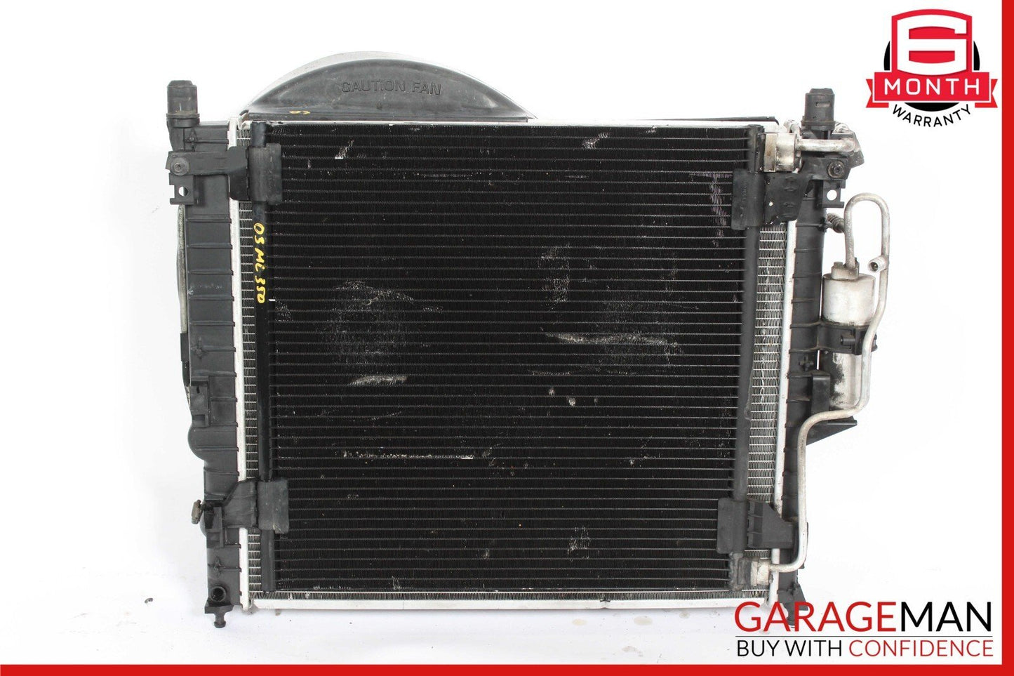 98-03 Mercedes W163 ML320 Engine Cooling Radiator AC A/C Condenser OEM