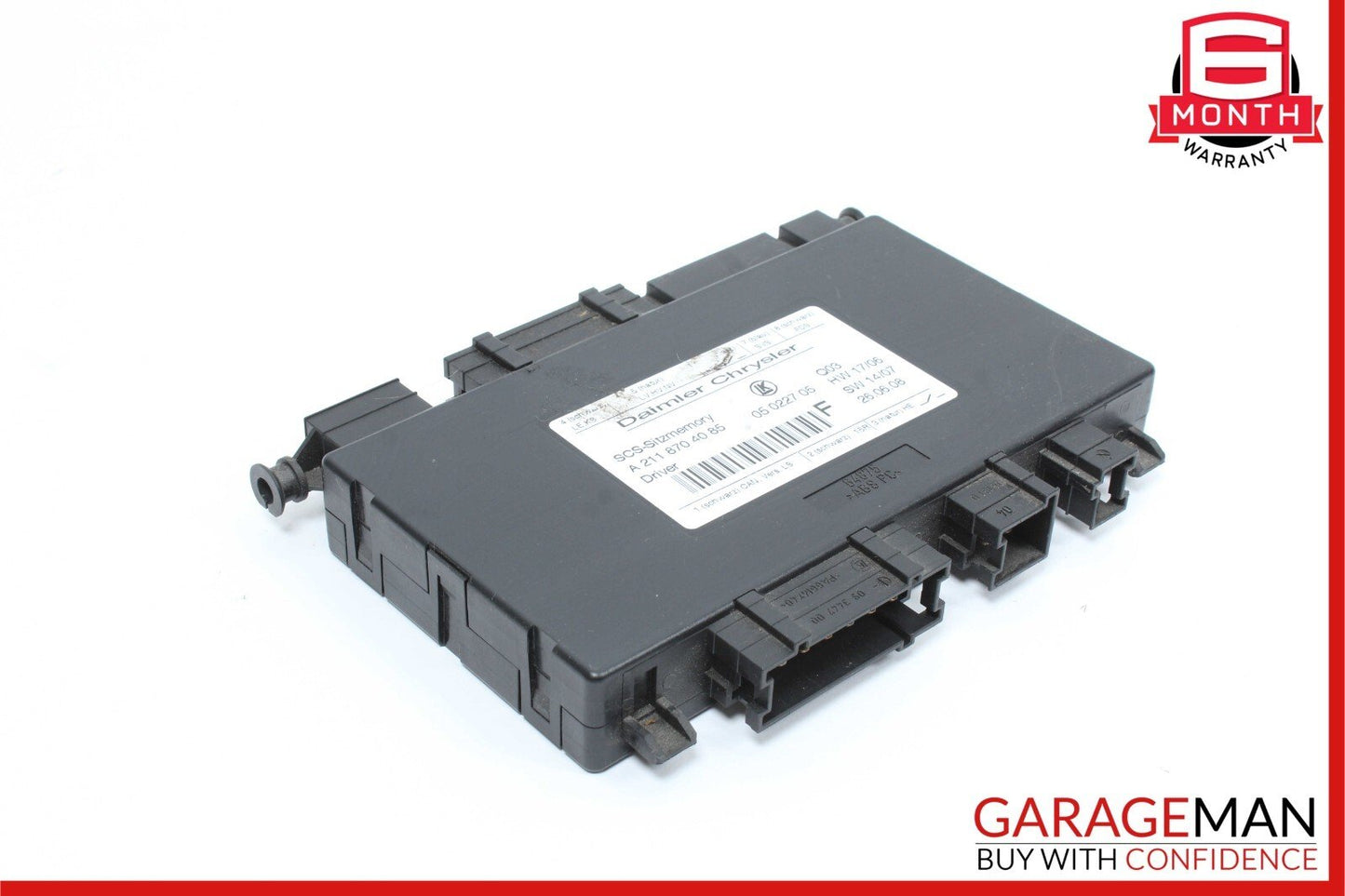03-12 Mercedes GL450 E350 SLK280 E320 Seat Control Module Left Side OEM