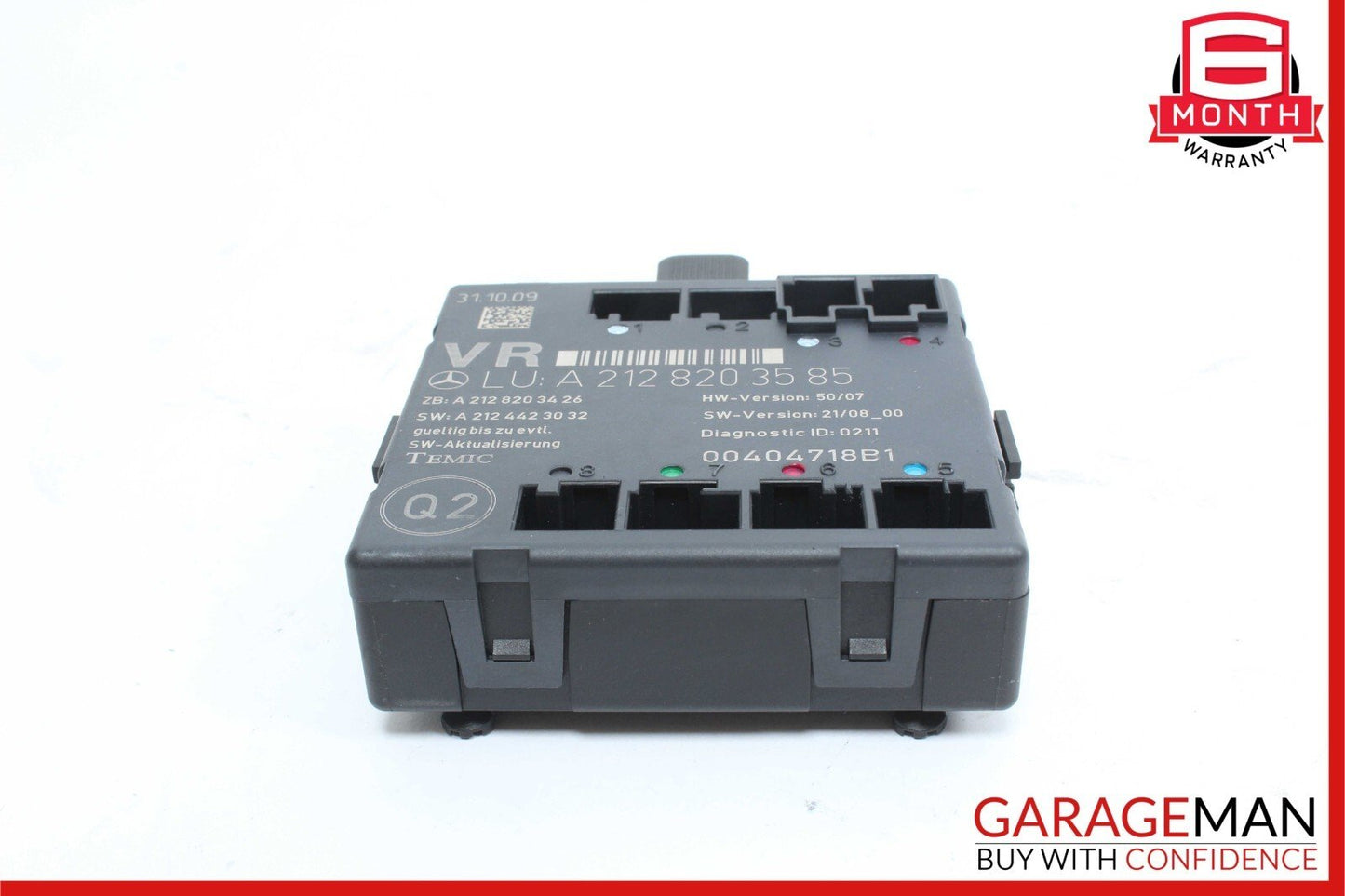 08-14 Mercedes X204 GLK350 C300 Front Right Passenger Side Door Control Module