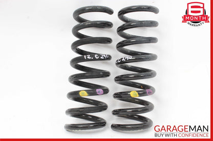 08-14 Mercedes W204 C250 Rear Left & Right Shock Absorber Coil Spring Set OEM