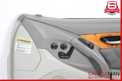 03-06 Mercedes R230 SL500 SL55 AMG Front Right Interior Door Panel Assy Grey