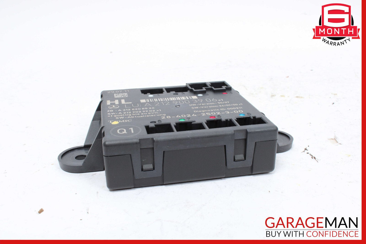 08-18 Mercedes W204 C250 E350 Rear Left Side Door Control Module 2129003906 OEM