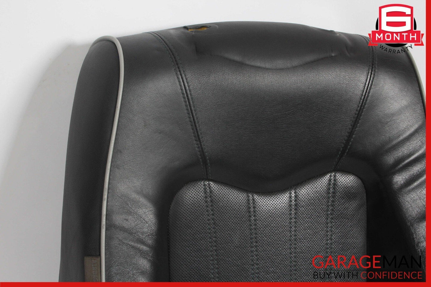 03-08 Maserati Quattroporte M139 Front Right Side Top Upper Seat Cushion Black