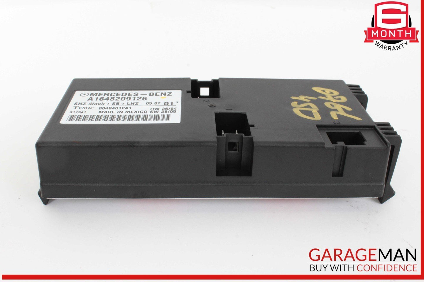 06-13 Mercedes X164 GL450 4MATIC Heated Seat Control Module 1648209126 OEM