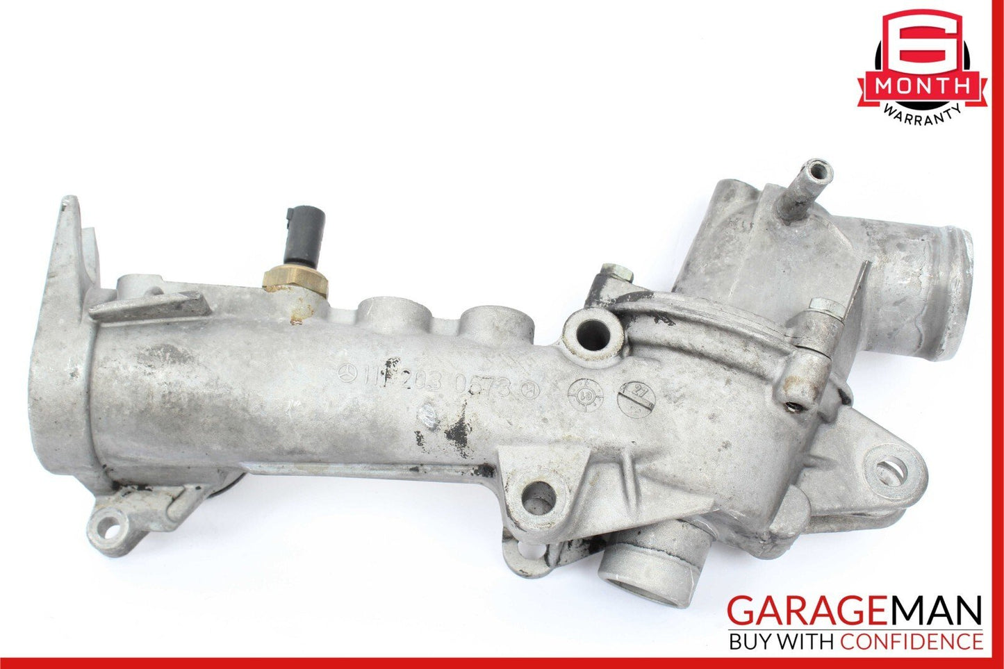 97-04 Mercedes W203 C230 SLK230 Thermostat Housing 1112030673 OEM
