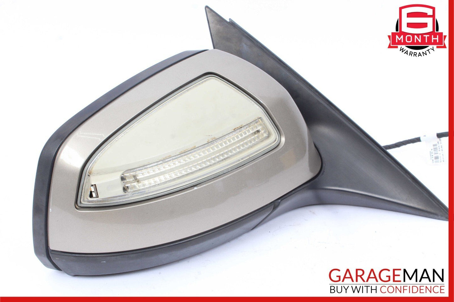 08-09 Mercedes W204 C300 C350 Front Right Side Mirror Rear View Door Beige OEM