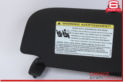 16-18 Audi A7 A6 Front Left Driver Side Sun Visor Sunvisor Black 4G0857551M OEM