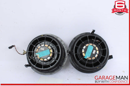 99-02 Mercedes W210 E320 Rear Right & Left Side Door Sound Speakers Set OEM