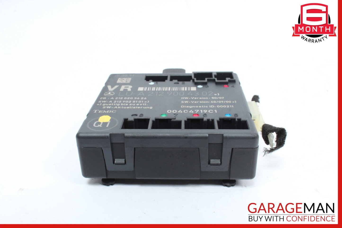 08-18 Mercedes W204 C250 Front Right Side Door Control Module 2129004302 OEM