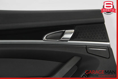 10-16 Porsche Panamera 970 Rear Left Side Interior Door Panel Cover Trim Assy