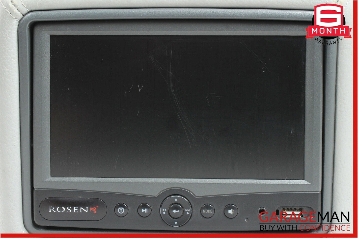 07-12 Mercedes GL450 ML450 R320 Seat Headrest Screen Monitor Display Trim Grey