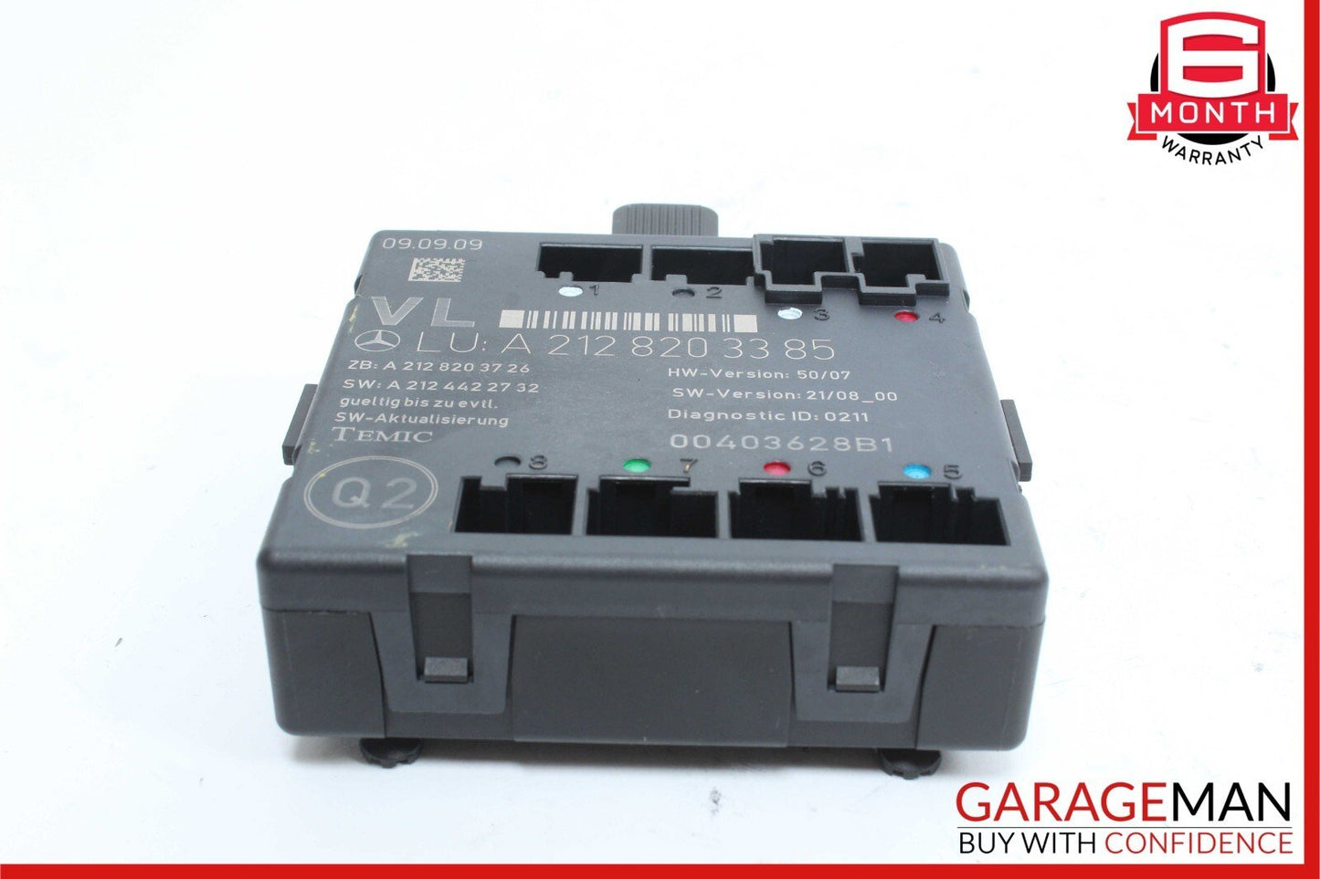 08-18 Mercedes W212 E350 SLK350 E400 Front Left Side Door Control Module OEM