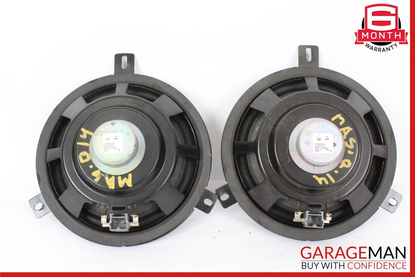 14-17 Maserati Quattroporte Front or Rear Side Door Audio Sound Speaker Set OEM