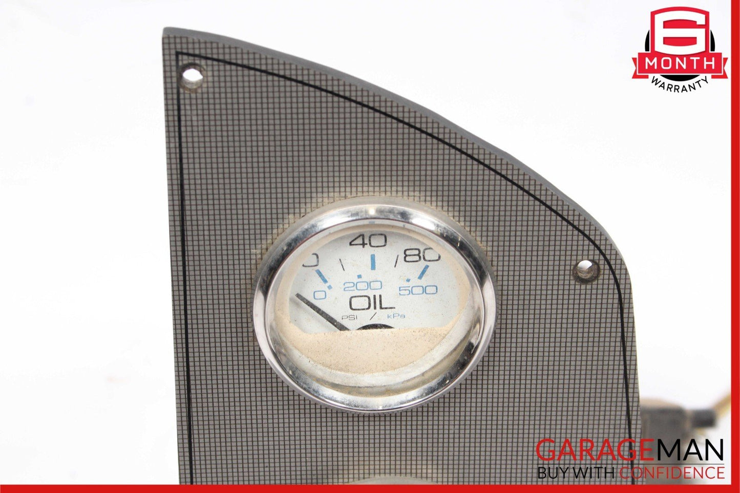 Mercruiser Dash Ignition Oil Temp Temperature Indicator Trim Panel Assembly