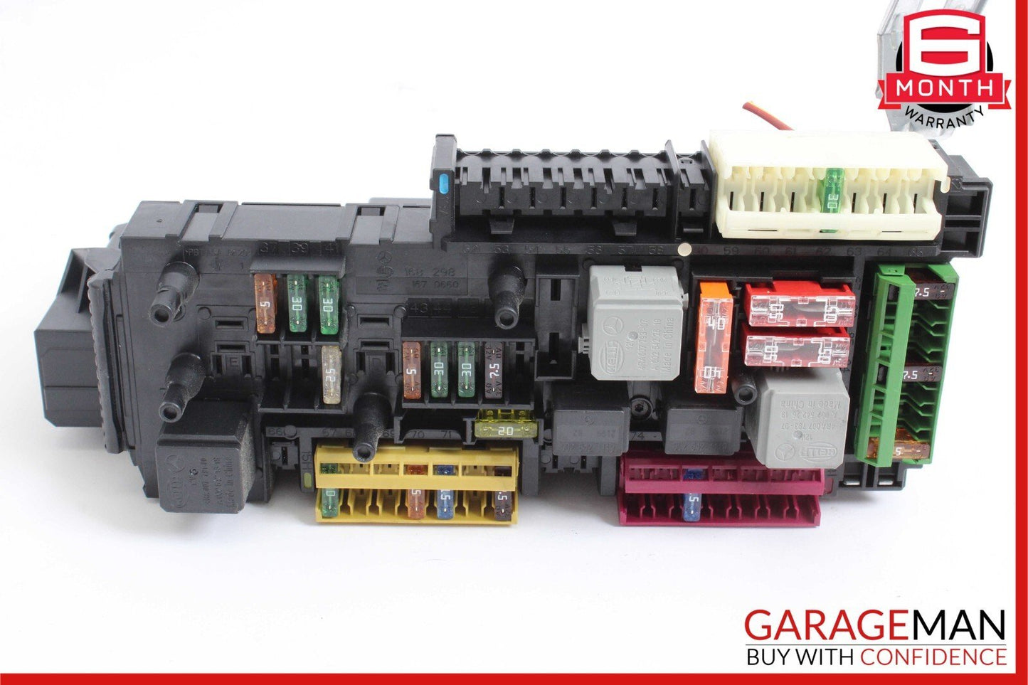 12-14 Mercedes W204 C300 C250 C63 AMG Rear SAM Module Fuse Relay Box Assembly