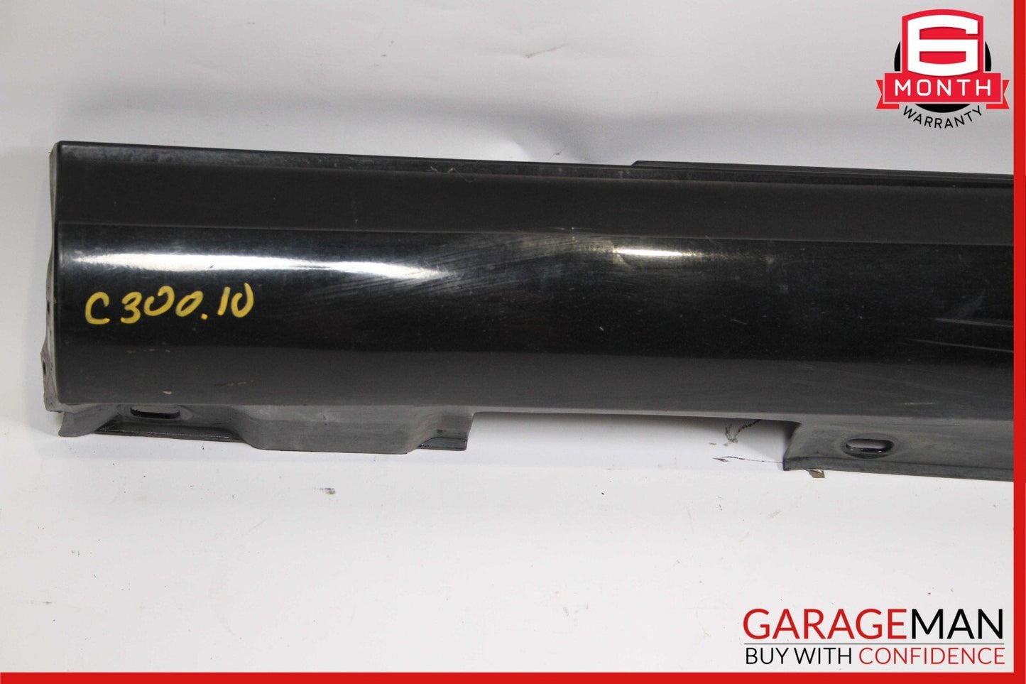 08-14 Mercedes W204 C300 AMG Sport Sedan Left Side Skirt Moulding Obsidian Black