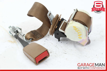 07-13 Mercedes W221 S550 S63 Rear Center Seat Belt Retractor Buckle Brown OEM
