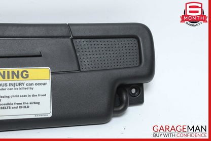 05-11 Mercedes R171 SLK280 Right Side Sun Visor Sunvisor Shade Black OEM