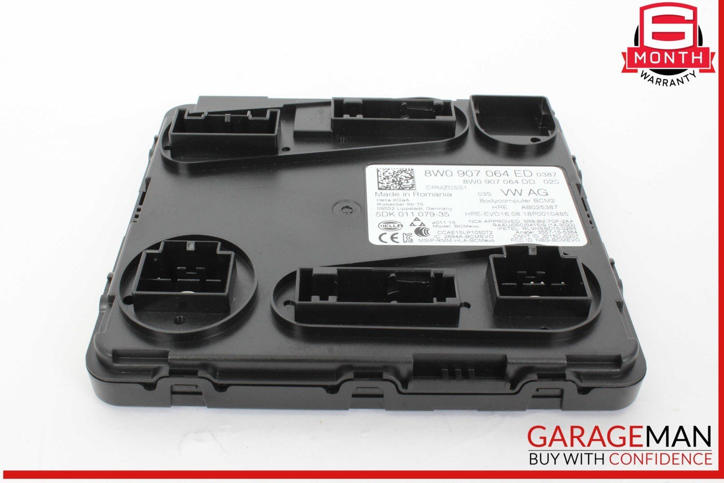 17-19 Audi Q7 BCM Body Computer Control Module Unit 8W0907064ED OEM