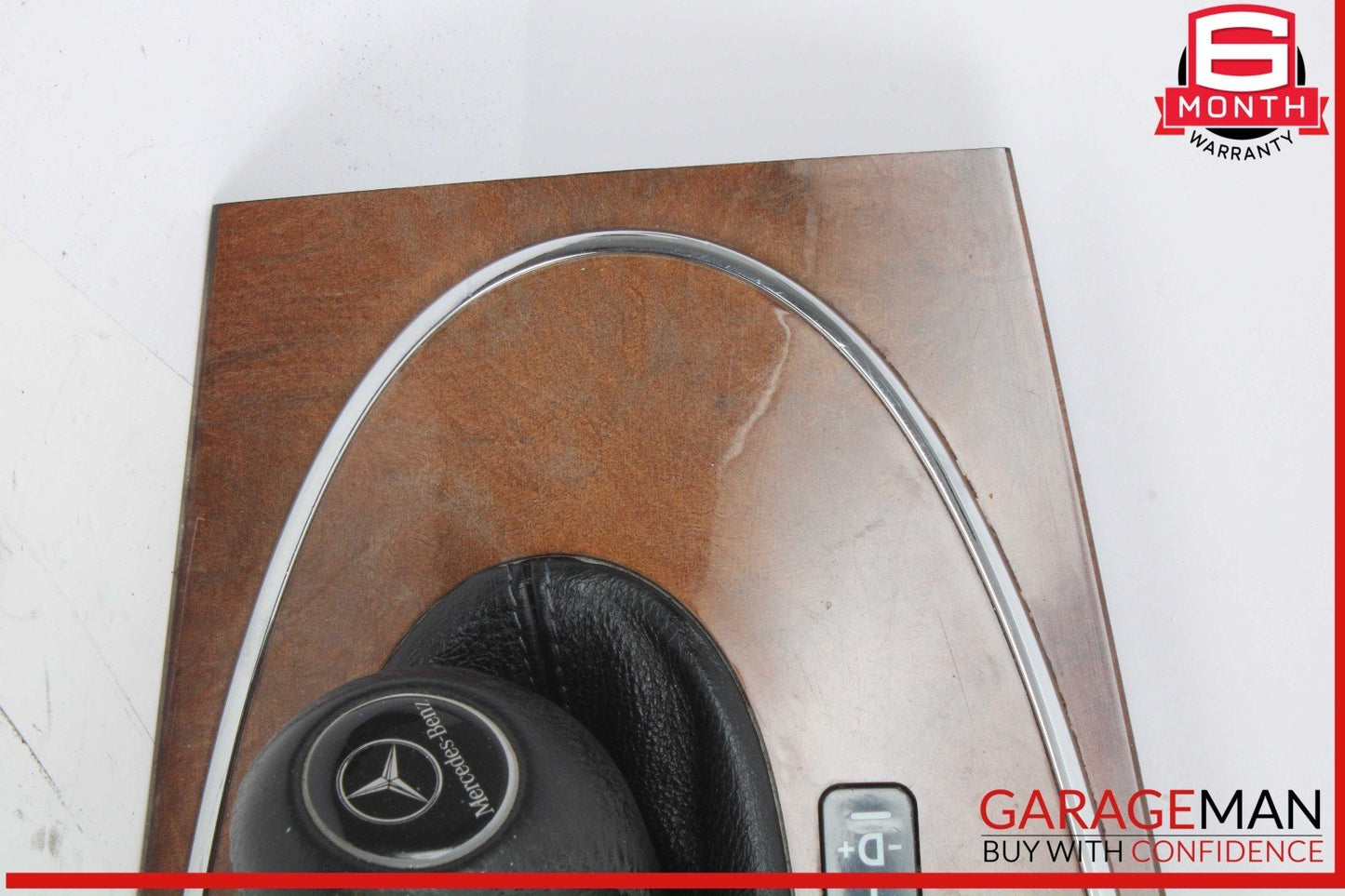 03-11 Mercedes W211 E320 Floor Gear Shift Shifter Boot Knob w/ Trim Cover Panel