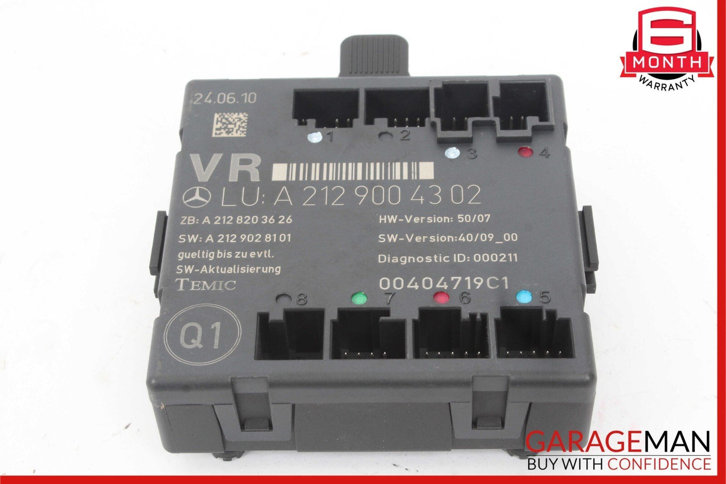 08-18 Mercedes W212 E550 C250 C300 Front Right Side Door Control Module OEM