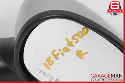 12-19 Fiat 500E Front Right Passenger Side Door Rear View Mirror Gray OEM