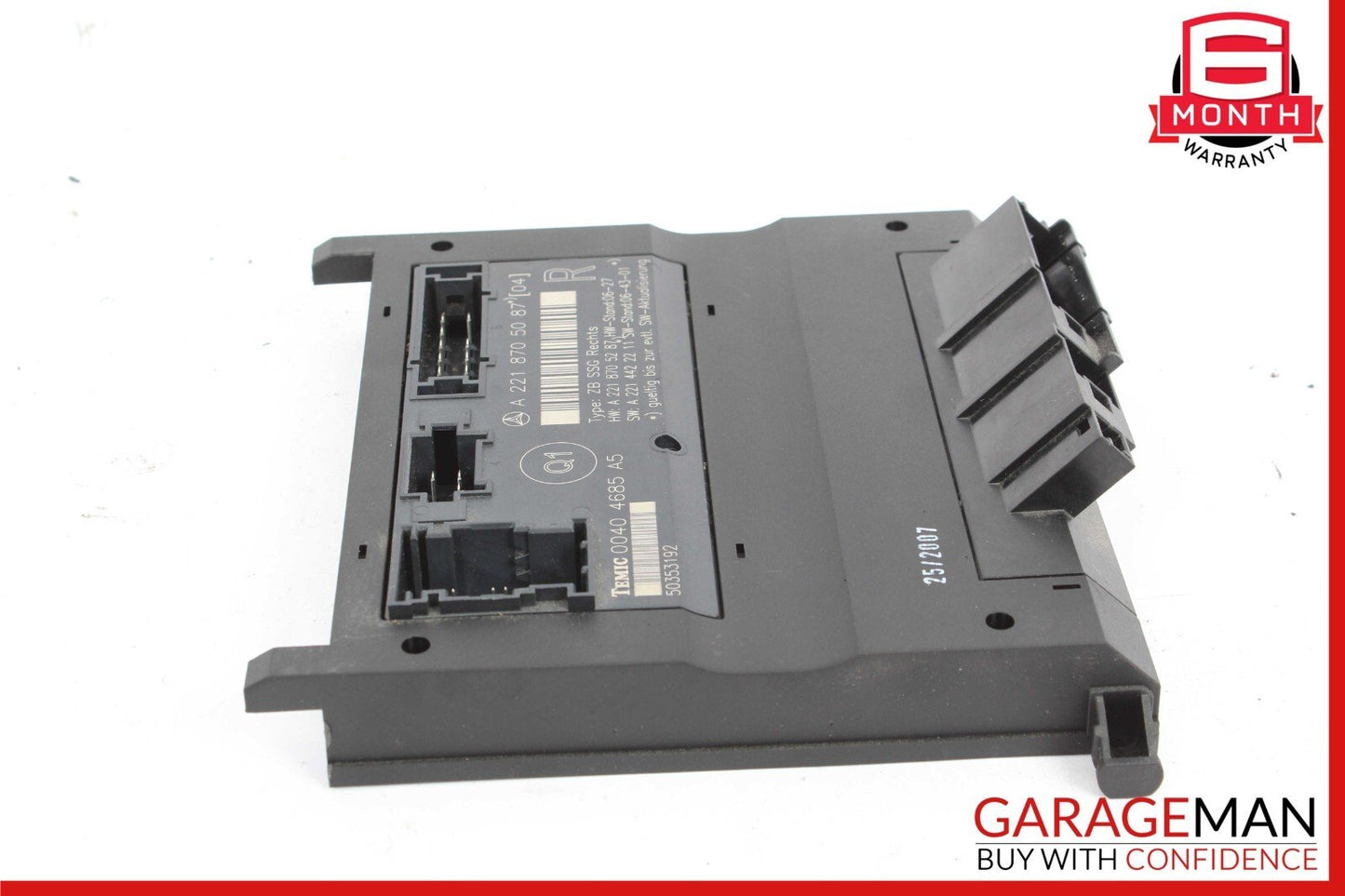 07-13 Mercedes W221 S550 S400 S350 Front Right Side Under Seat Control Unit OEM
