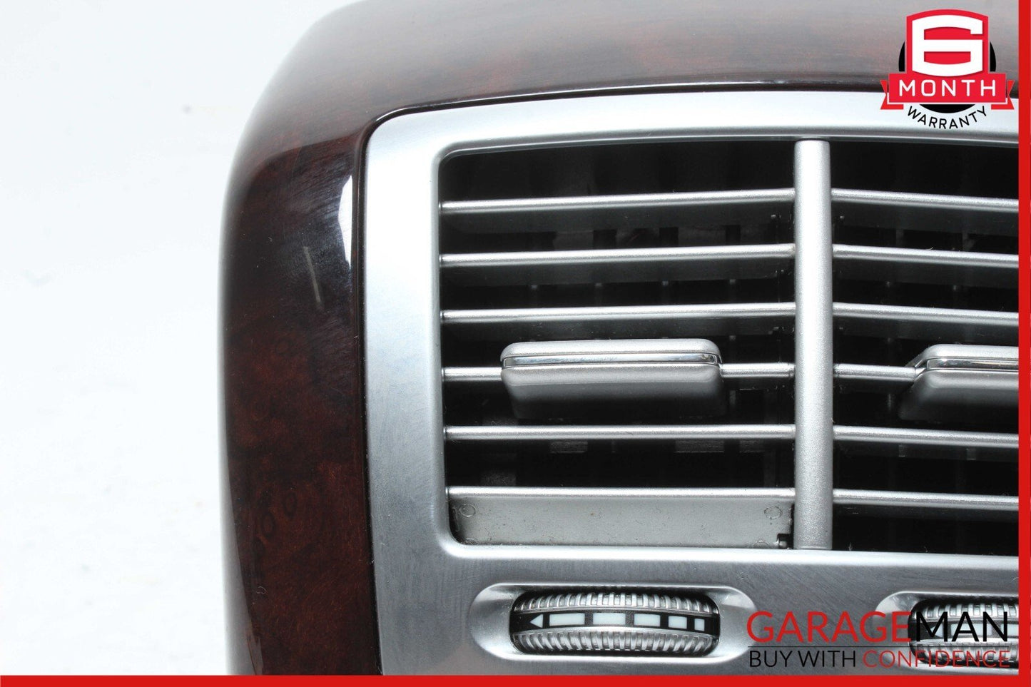 07-13 Mercedes W221 S550 Rear Center Console AC A/C Air Vent Trim Bezel OEM