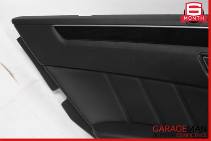 10-13 Mercedes W212 E550 E400 Rear Left Interior Door Trim Panel Assy Black