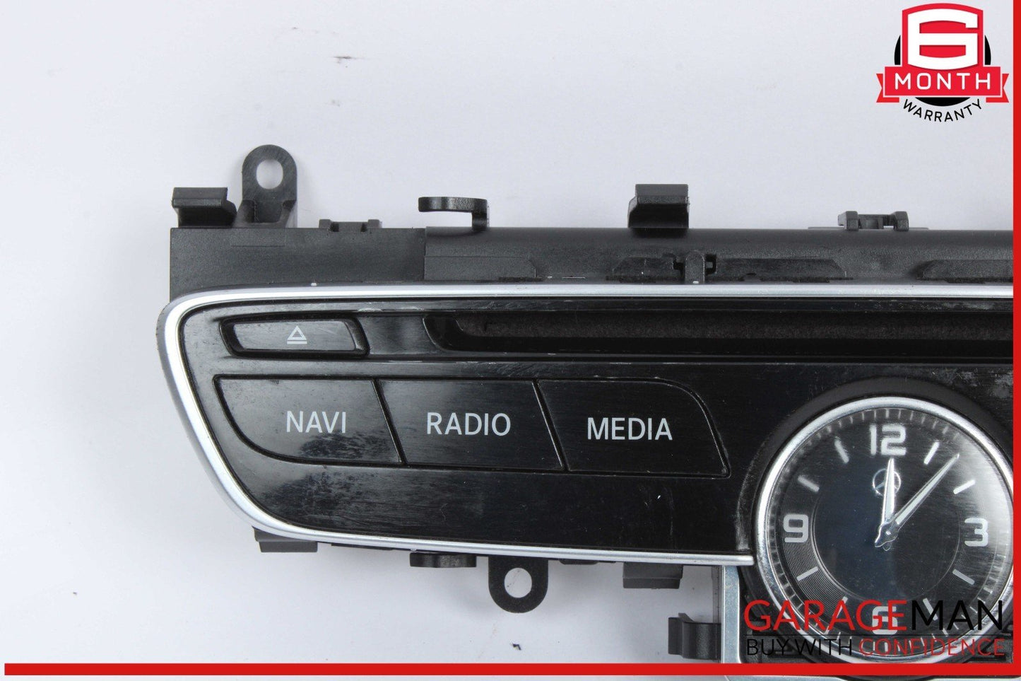 15-18 Mercedes W205 C300 Center Dashboard Hazard Control Switch w/ Clock Assy