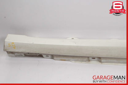 06-13 Mercedes W251 R350 Left Side Skirt Rocker Moulding Panel Alabaster White