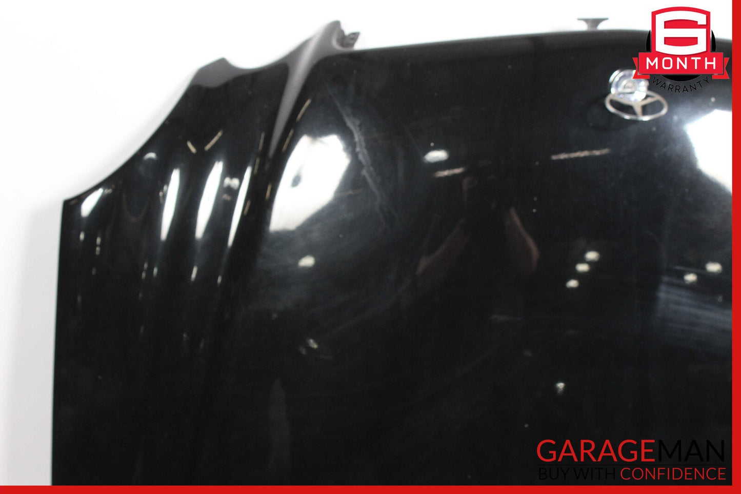 03-09 Mercedes W211 E55 E500 Front Hood Bonnet Panel Black OEM