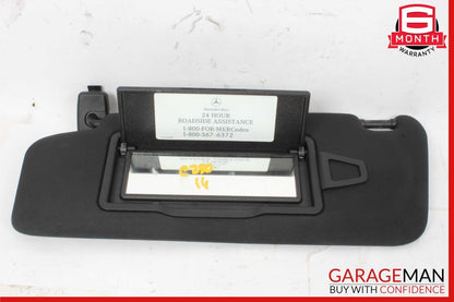 08-14 Mercedes W204 C250 C300 Front Right Side Sun Visor Sunvisor Shade Cover
