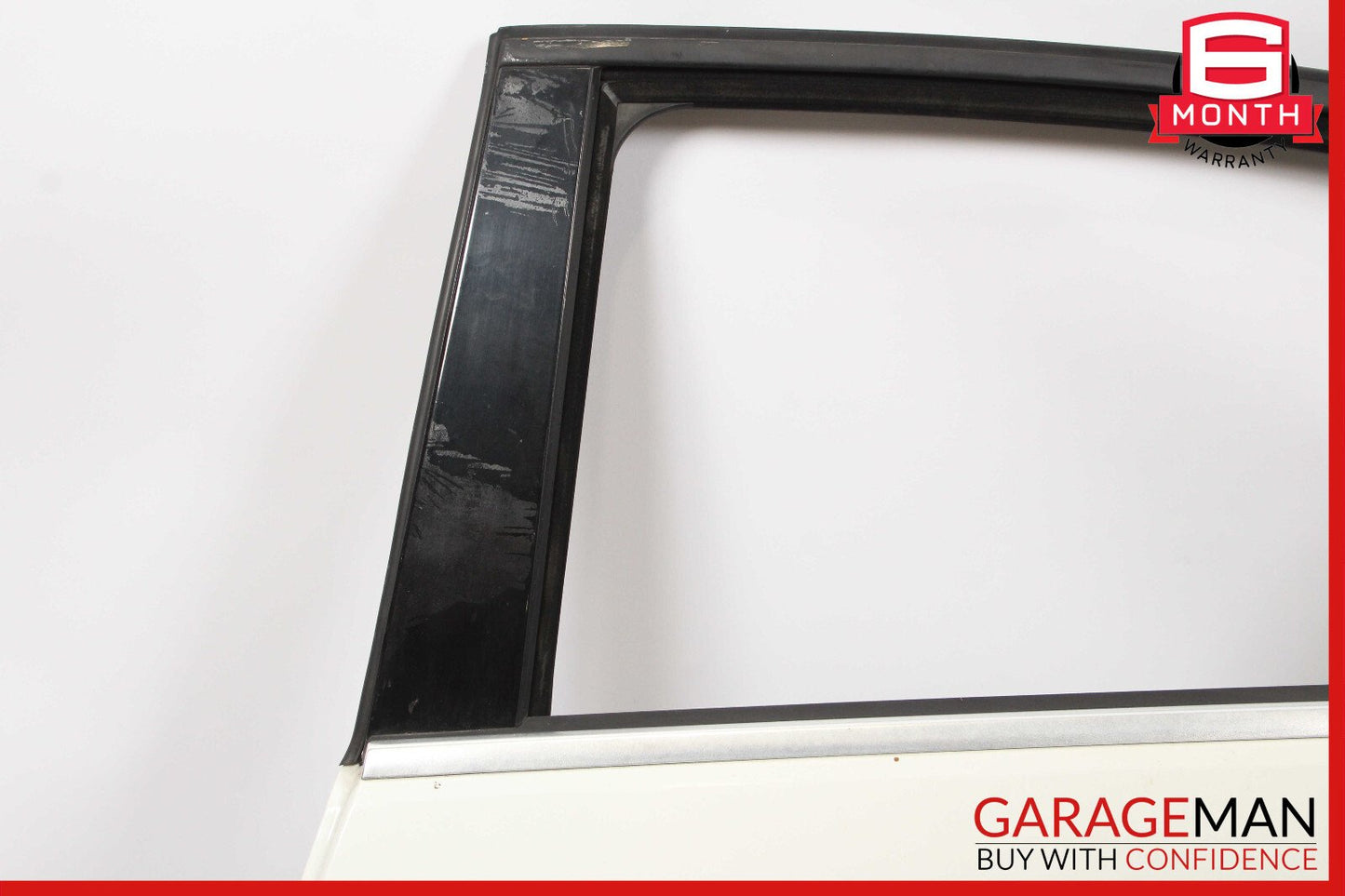 10-16 Mercedes W212 E350 Sedan Rear Left Side Door Shell Assembly Calcite White