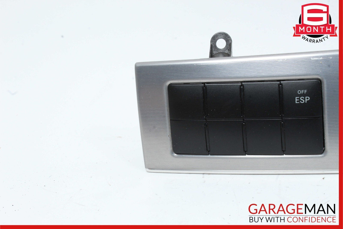 05-07 Mercedes W203 C230 Center Console Dash Lock Switches Panel Hazard Grey OEM