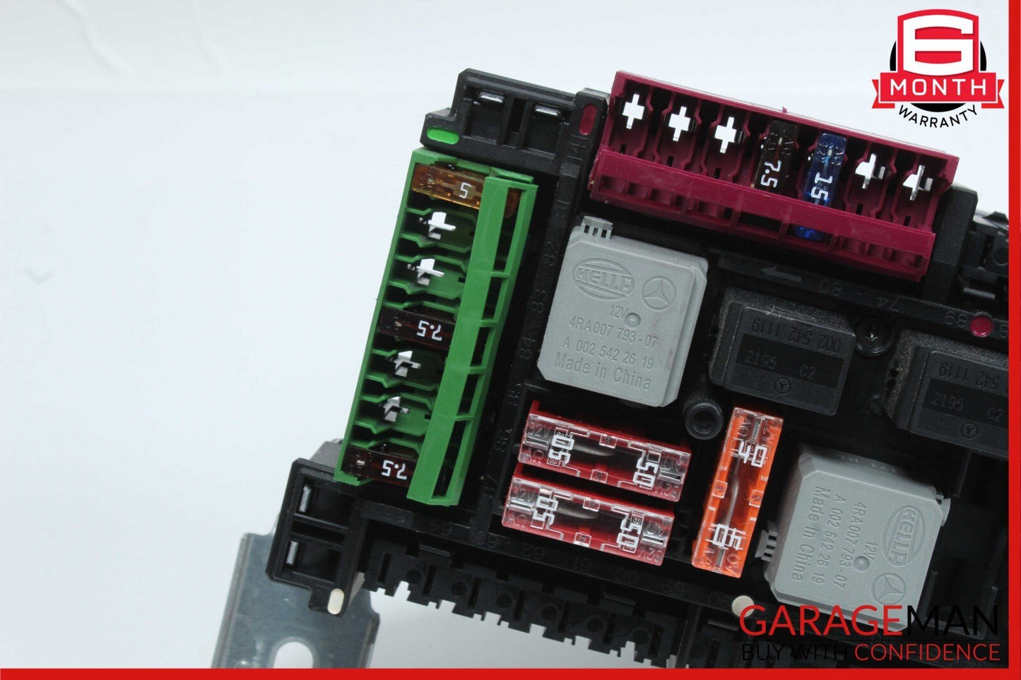 10-18 Mercedes E400 CLS350 Rear Fuse Relay Box SAM Signal Acquisition Assembly