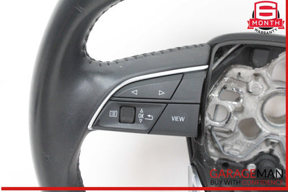 19-24 Audi Q3 Front Left Driver Side Steering Wheel Black 83A419091D OEM