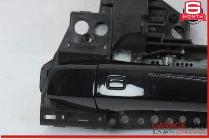17-24 Audi Q7 Rear Left Driver Side Exterior Door Handle Black 4M0837885 OEM