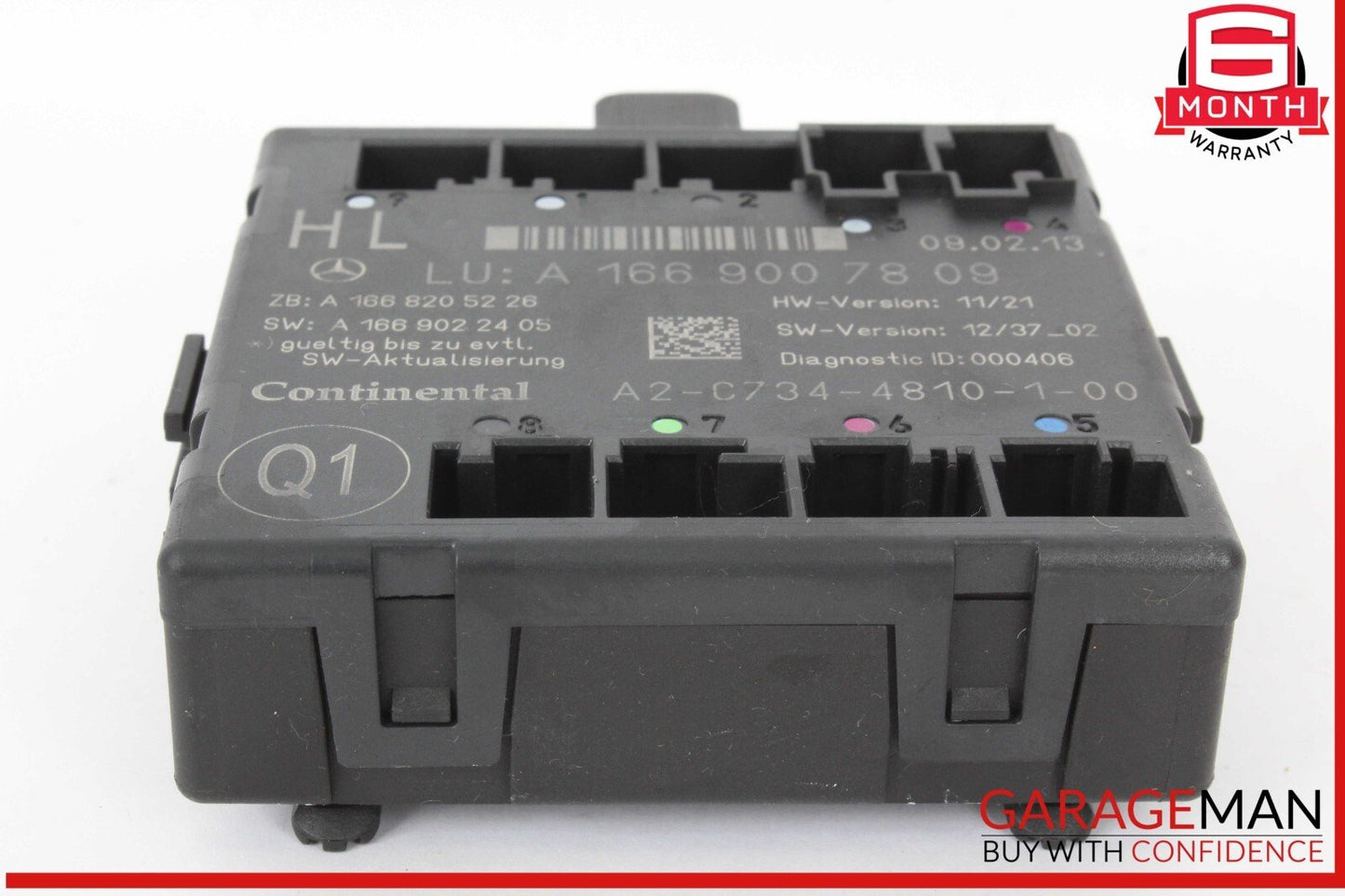 12-19 Mercedes X166 GL450 4MATIC Rear Left Side Door Control Module OEM